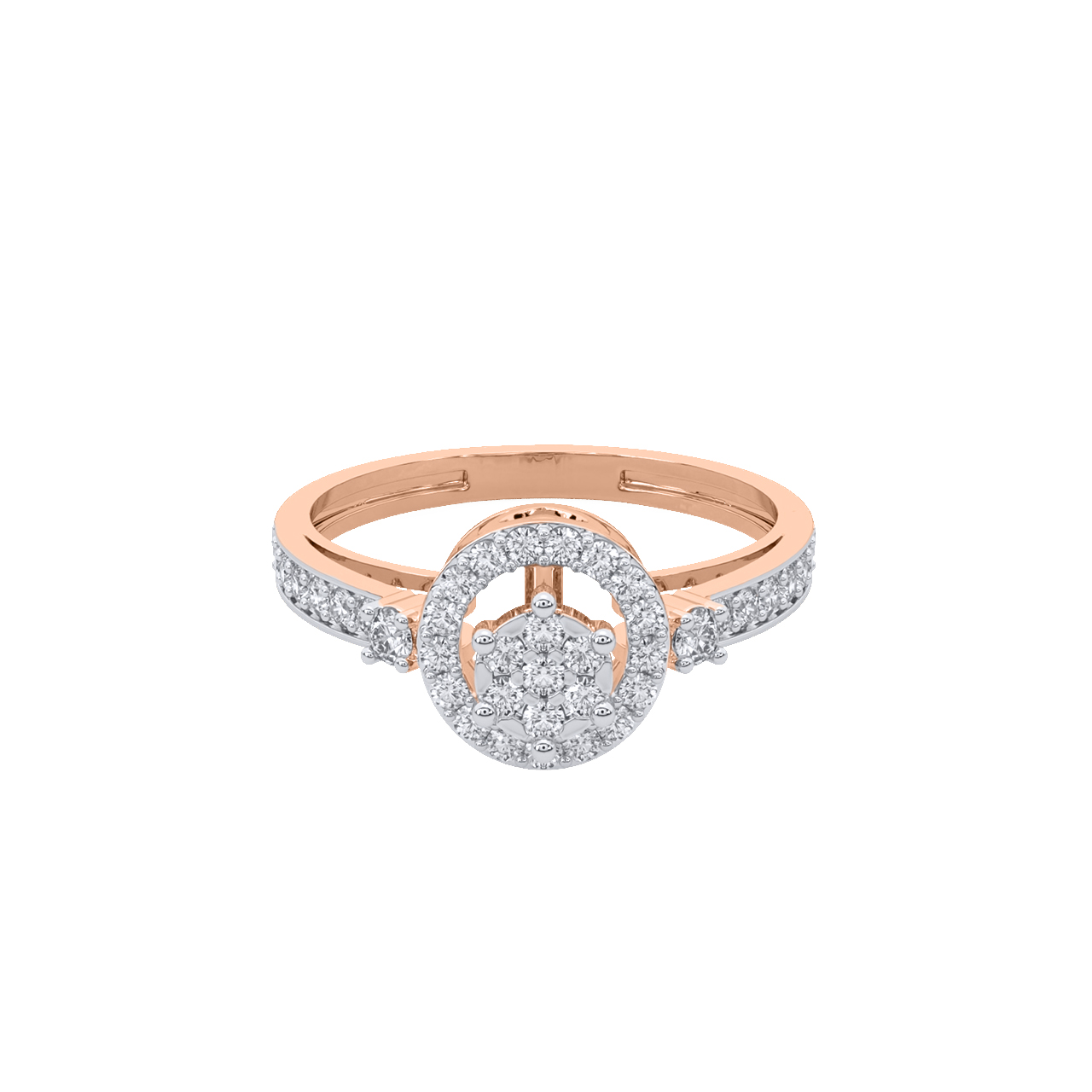 Lucy Round Diamond Engagement Ring